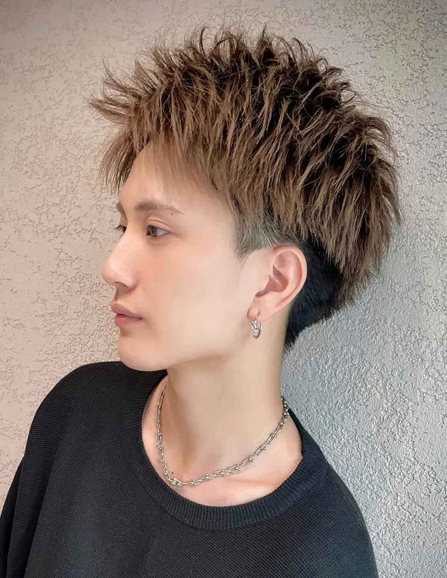 ショート メンズ カット 大人メンズパーマ メンズ特化　萱原大幹のヘアスタイル