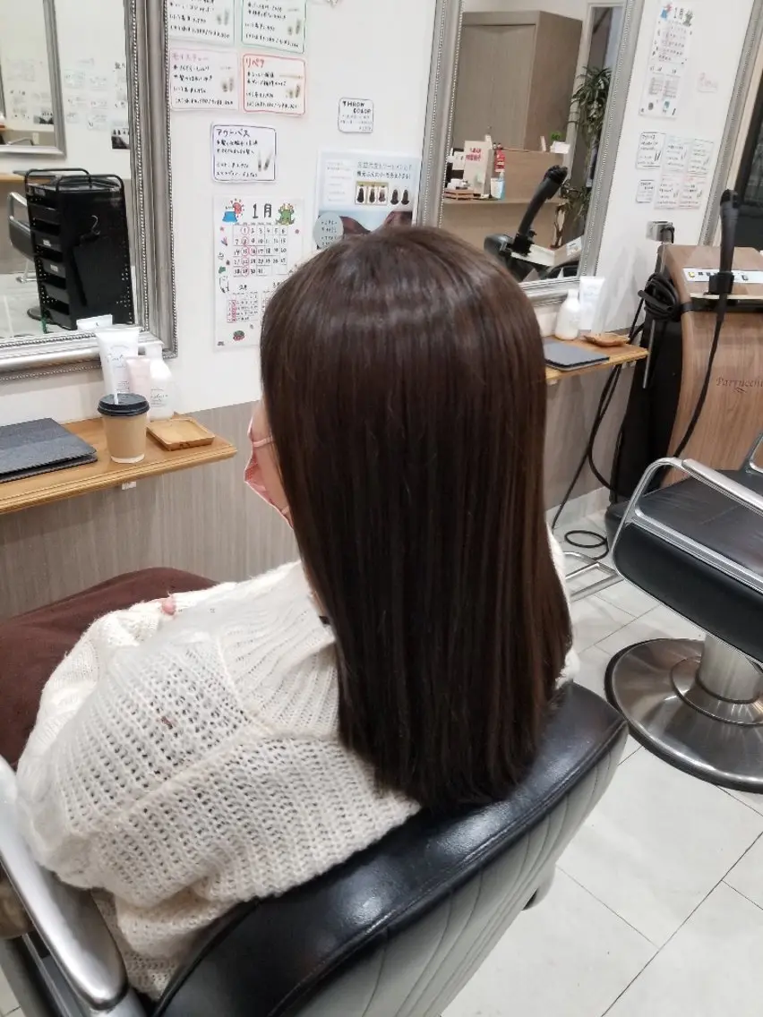 カラー ヘアカラー 暖色🍎透明感カラー 🩵小林かりんのヘアスタイル