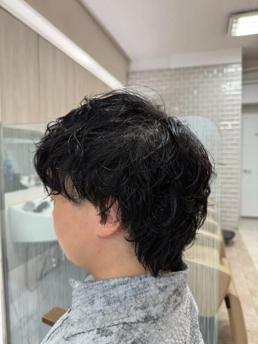 パーマ カット パーマ 栗田 優月のヘアスタイル