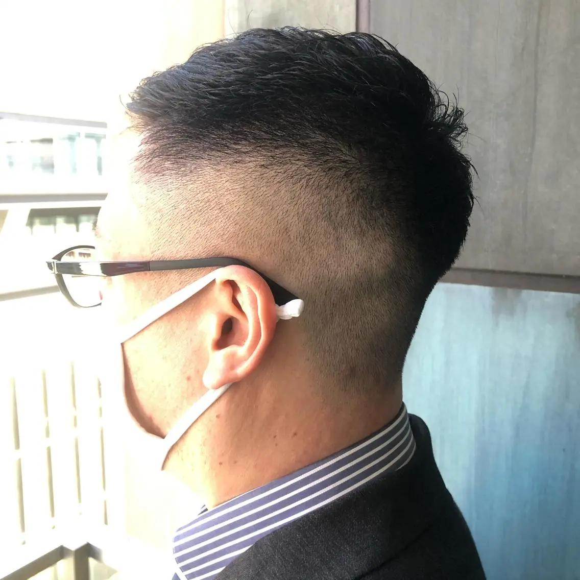 ショート カット パーマ 岡崎 隆晟のヘアスタイル
