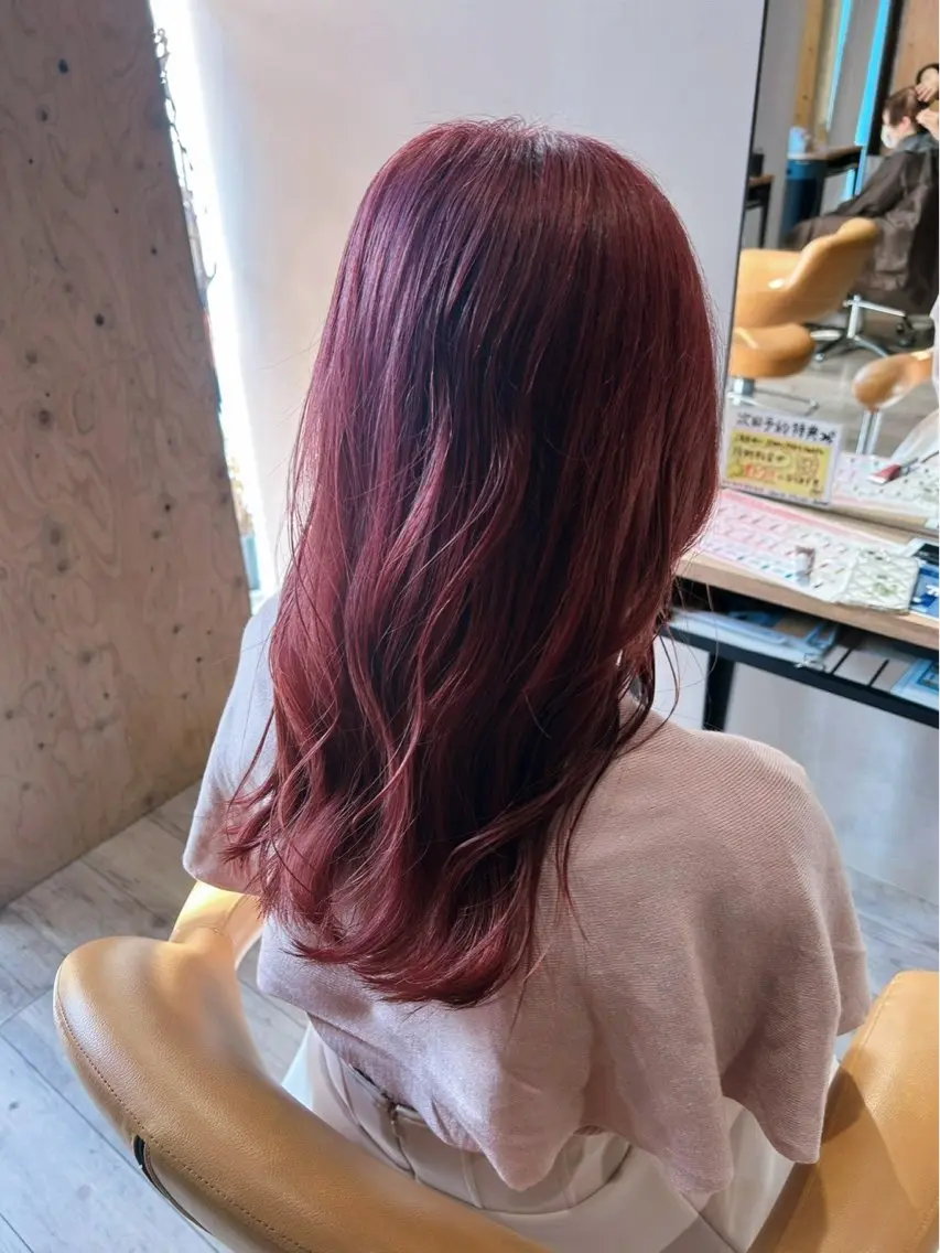 カラー 透明感カラー ヘアカラー カラーモデル募集 🐣ありさ🐣のヘアスタイル