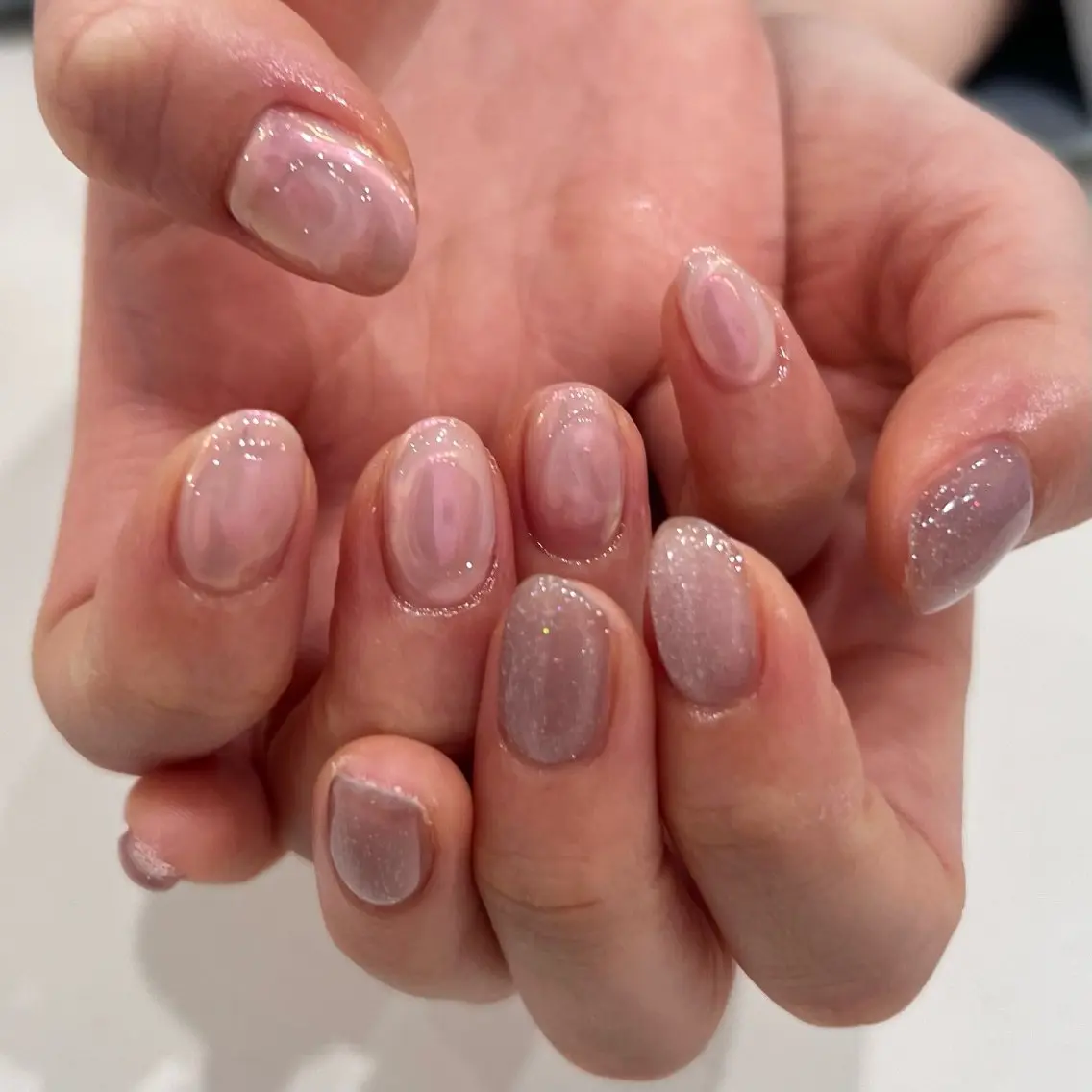 ネイル ハンドネイル ハンドケア SHIORI🐈⬛ 韓国⌇ワンホンネイルのネイルデザイン