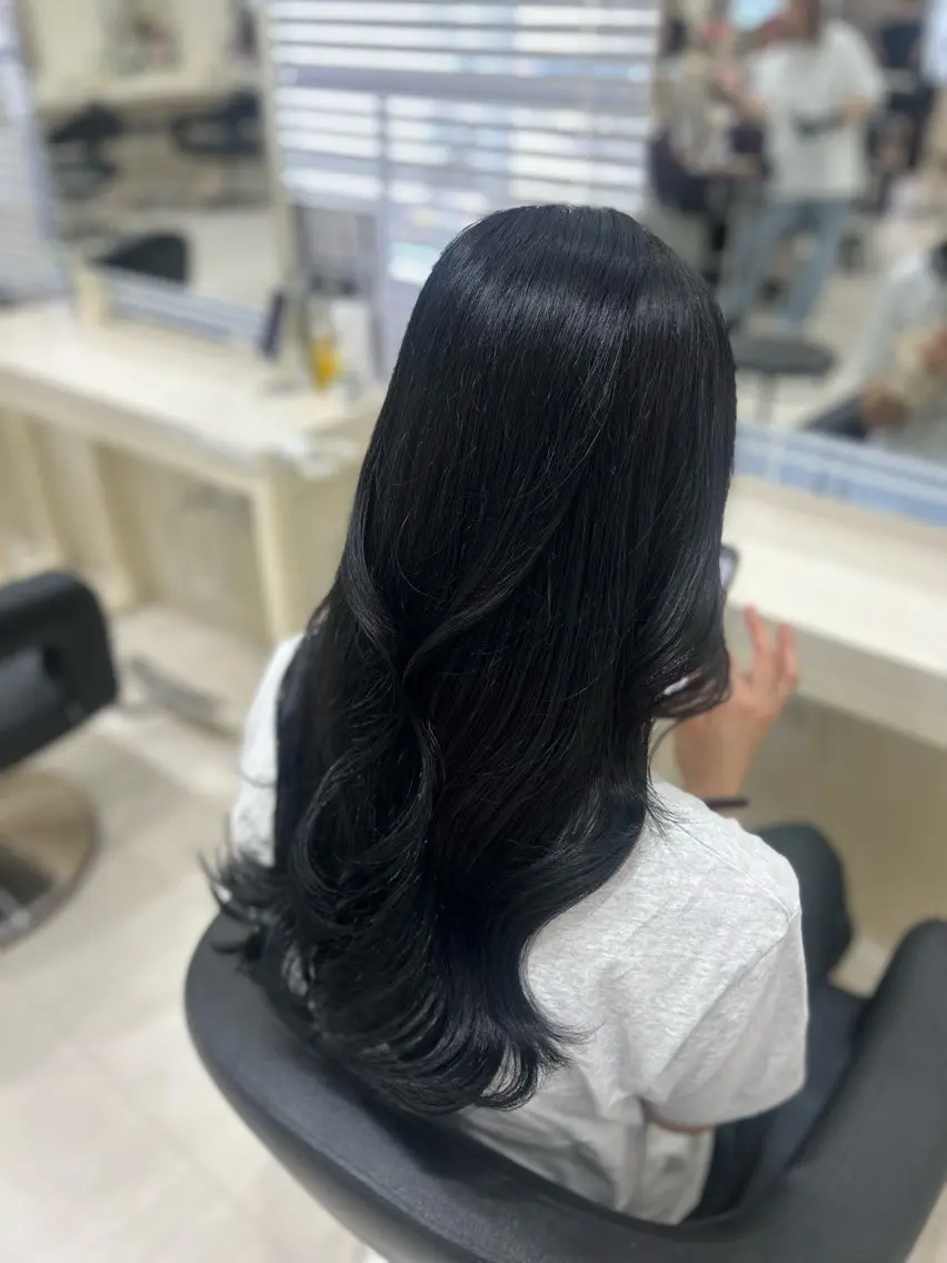 ロング カラー ヘアアレンジ メンズ ヘアカラー トリートメント さくら🍒 暖色カラー/髪質改善のヘアスタイル