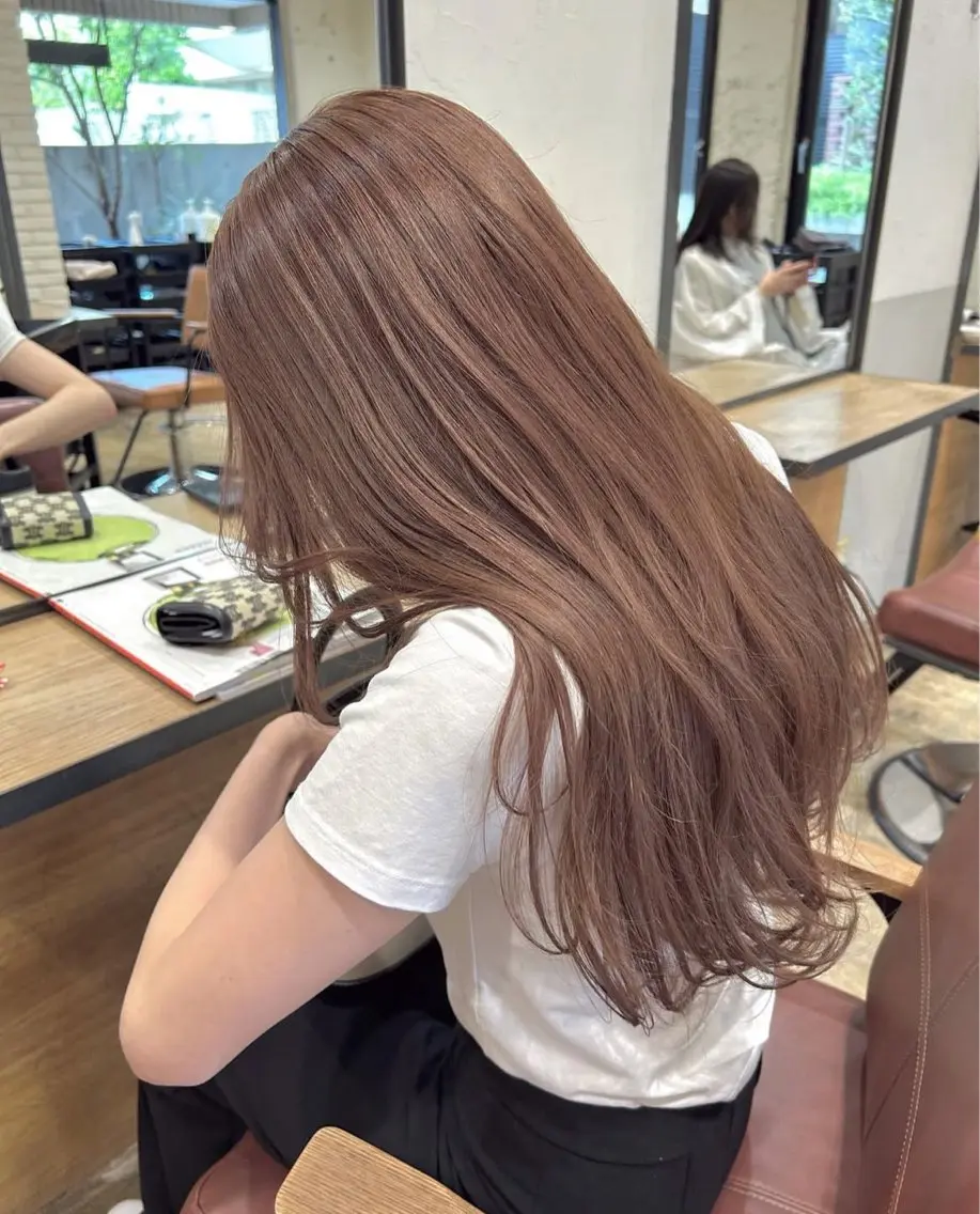 【新規】🤍カット+ケアブリーチカラー+リンケージトリートメント🤍の写真