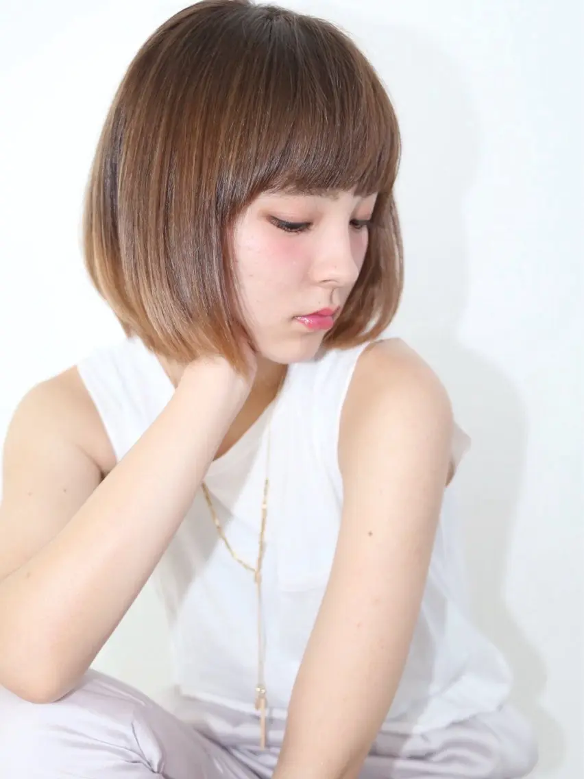 ショート ボブ 似合わせカット まあるいショートボブ 🐥廣瀬そらのヘアスタイル