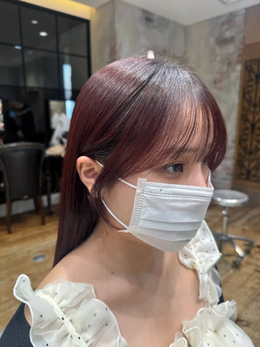 ミディアム 大内 杏珈のヘアスタイル