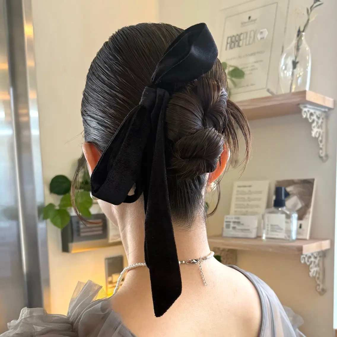 ヘアアレンジ 結婚式・ブライダル ヘアセット Yurika🕯️ 透明感カラー/ボブのヘアスタイル