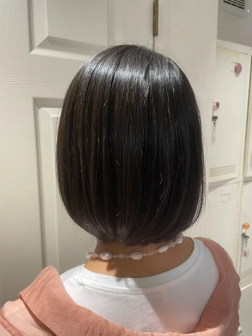 ショート ボブ 柳井 準平のヘアスタイル