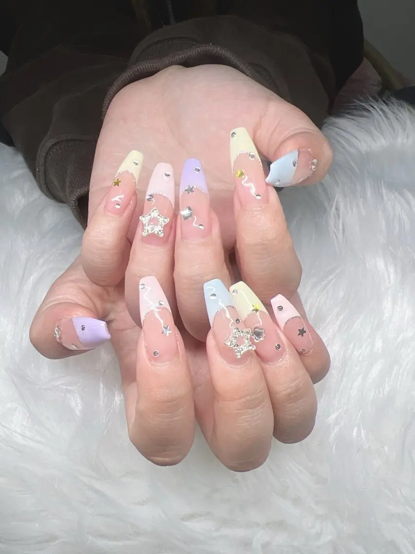 ネイル ハンドネイル Lee Nails チップ長さだし専門店のネイルデザイン