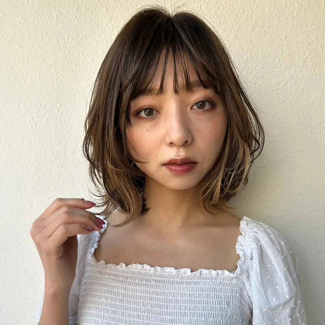 ミディアム インナーカラー◆ ダブルカラー◆　上原のヘアスタイル