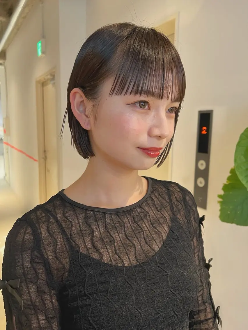 ミディアム カット 大澤 叶方のヘアスタイル