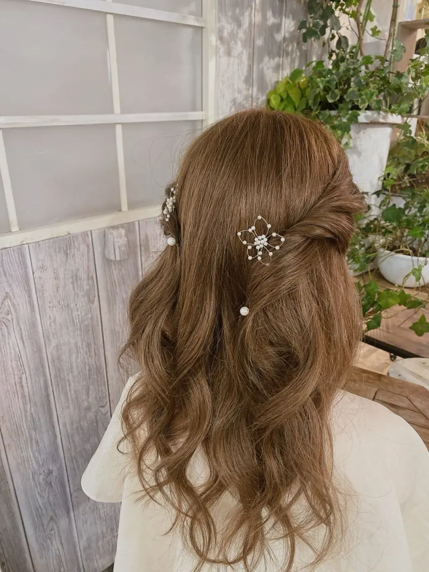 ヘアアレンジ ヘアセット hair make もりした　ゆうのヘアスタイル