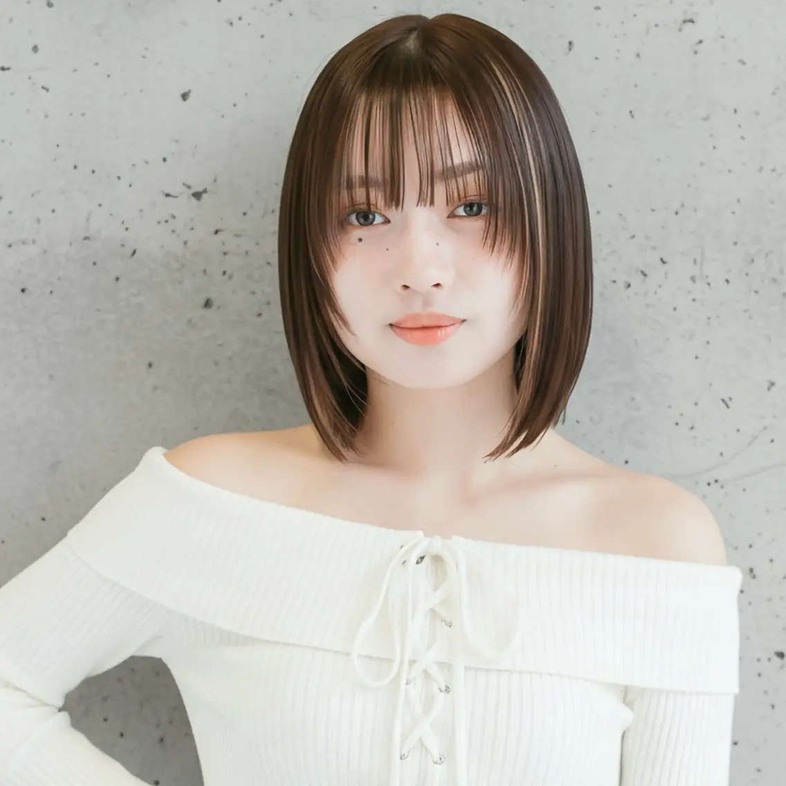ショート カット ヘアカラー トリートメント ショート〜ミディアム 喜多司のヘアスタイル