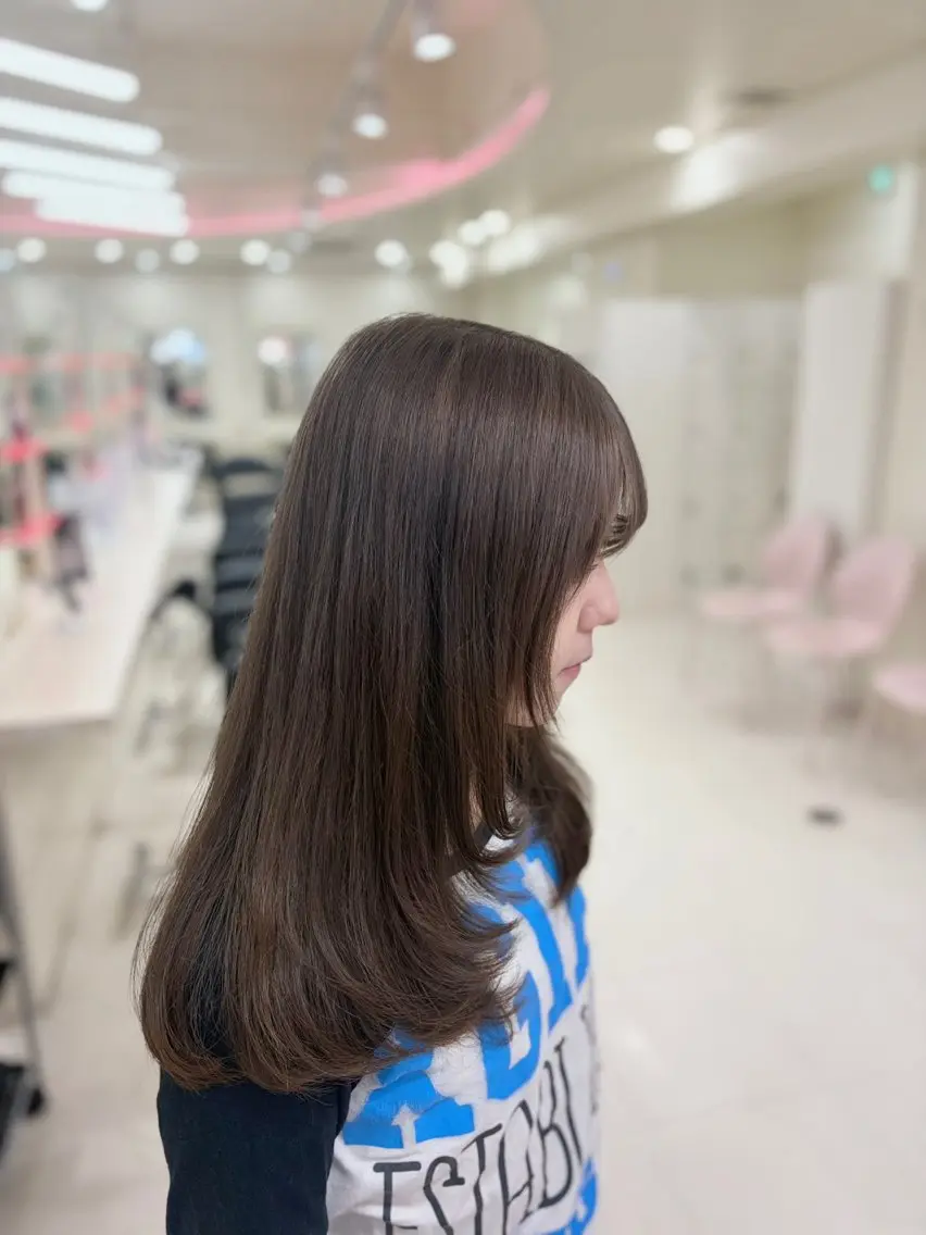カラー ヘアカラー トリートメント ベージュ・ラベンダー カラー🎀りりのヘアスタイル