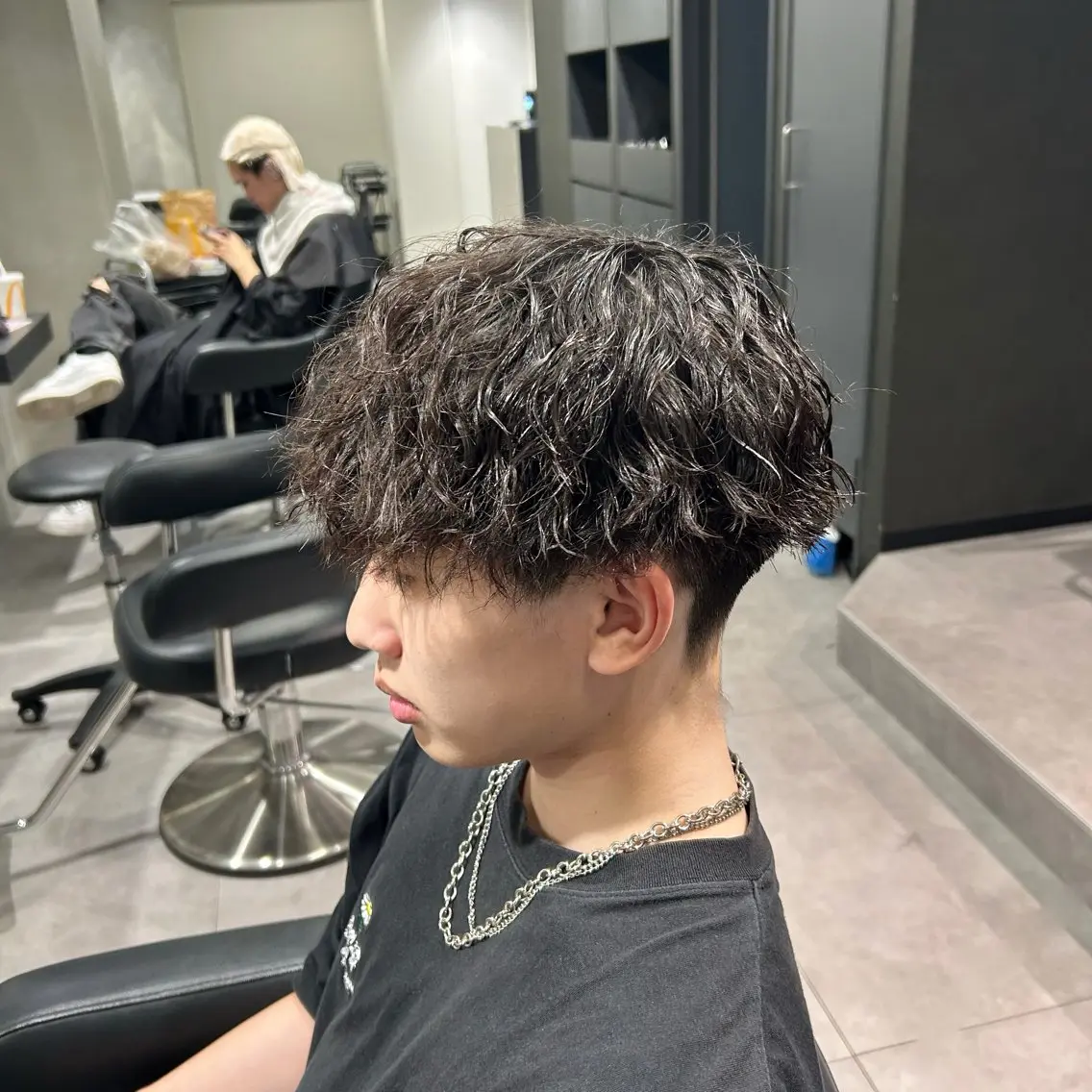 ショート パーマ メンズ カット パーマ 🌀メンズパーマ特化 名古屋/しゅうと🌀のヘアスタイル