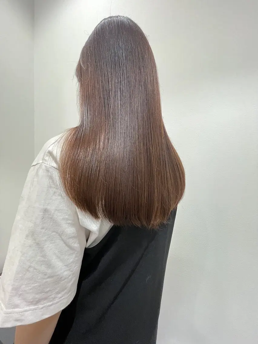ロング トリートメント 前園 未歩のヘアスタイル