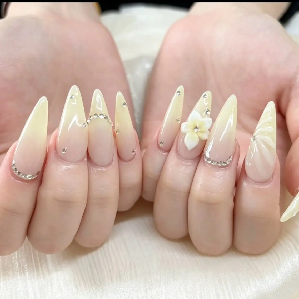 ネイル 🎀kira 長さだし💗モチ最高のネイルデザイン