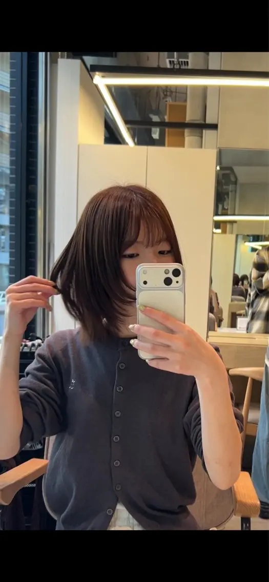 無料 ボブ ミディアム レイヤーカット＋トリートメント✂️（※loness表参道店限定です）の写真