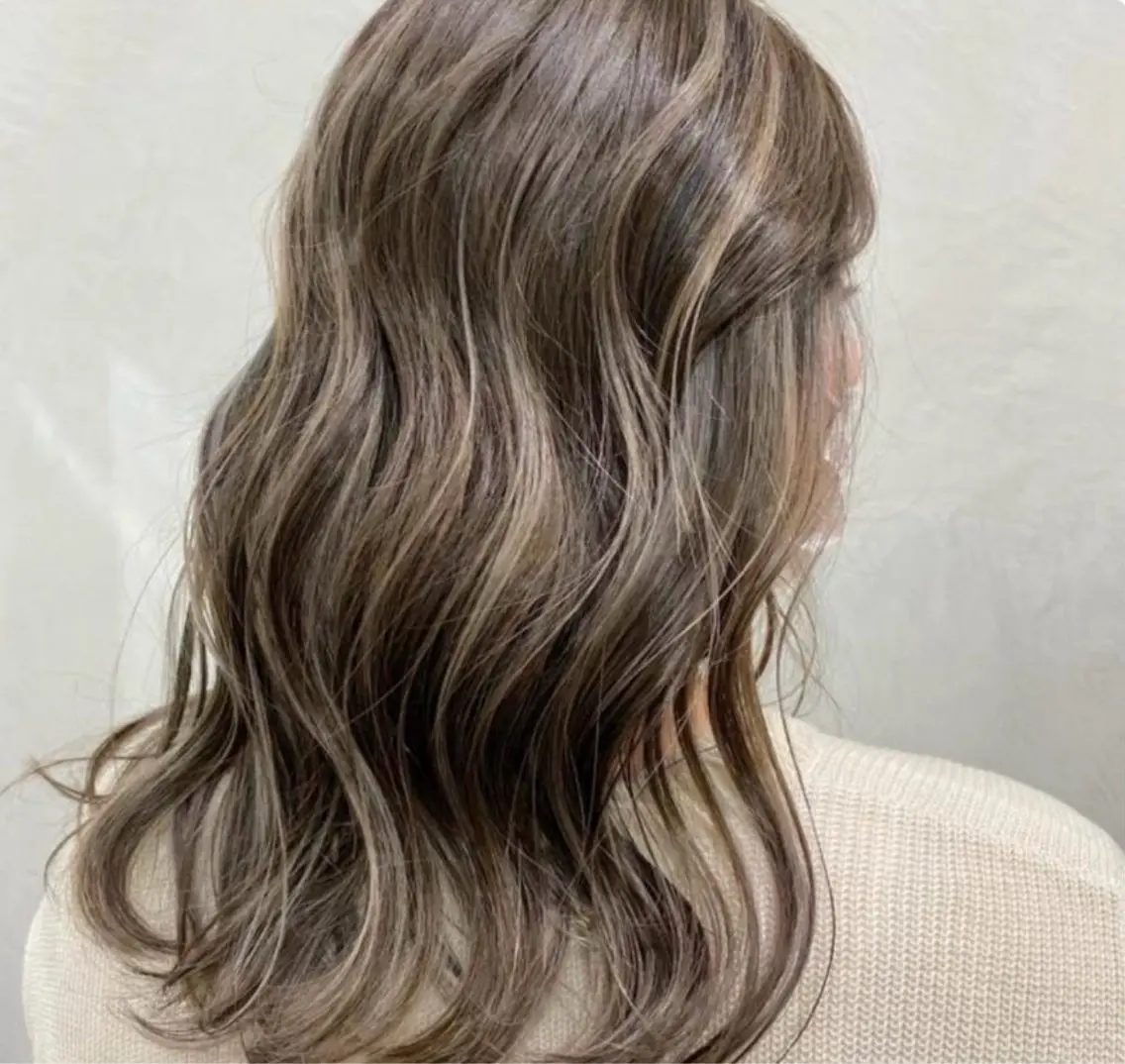 ミディアム カラー 艶カラー/ヘアセット 着付け ふうか 渋谷のヘアスタイル