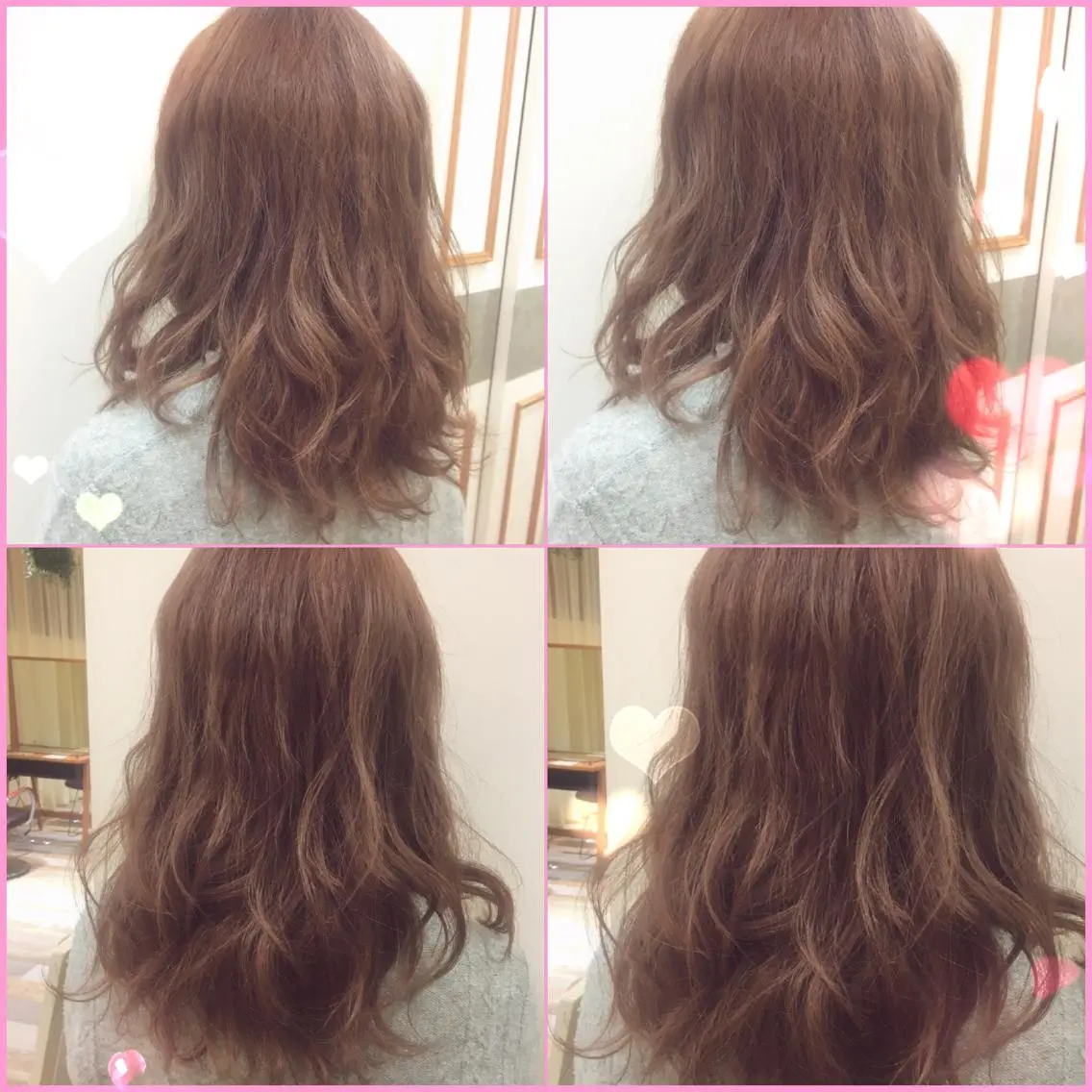 ミディアム カラー パーマ ヘアアレンジ アッシュ ブリーチ ピンクカラー ピンクアッシュ パープルカラー 代表🎀 ふわモテ愛 され髪🩷yumiのヘアスタイル
