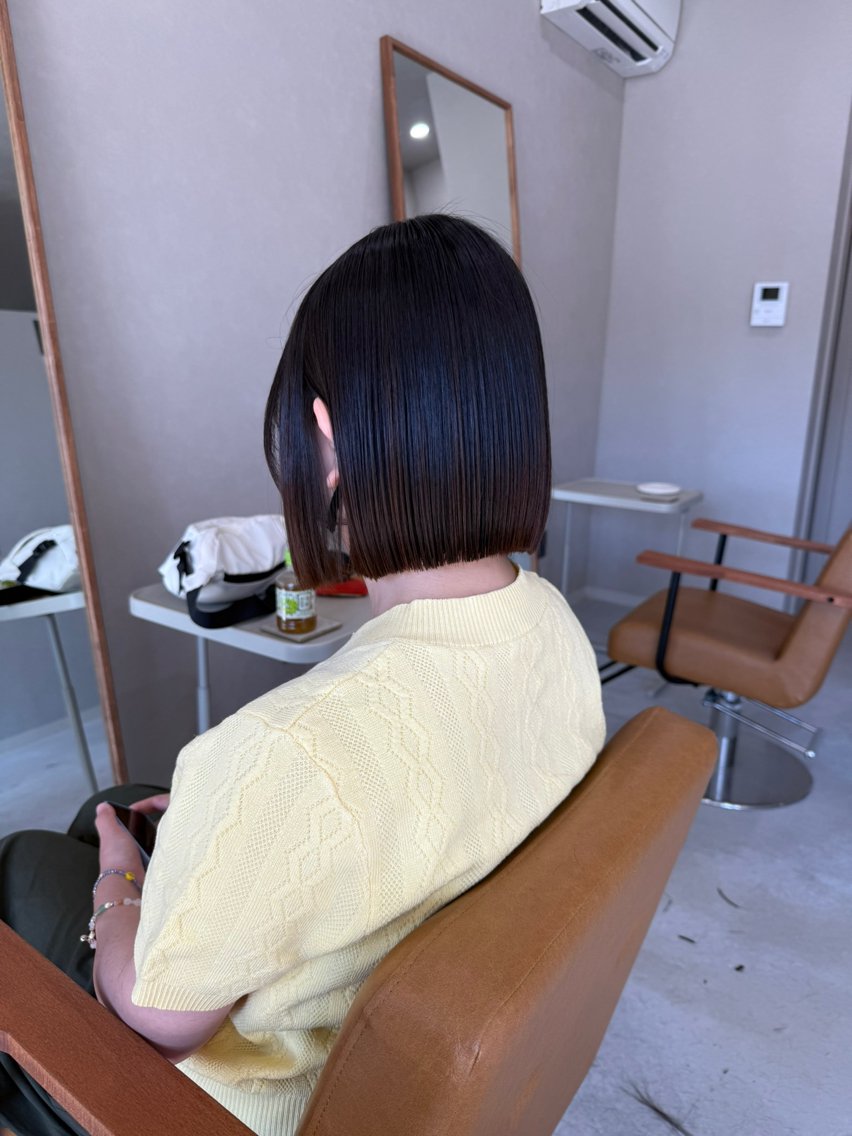 ショート カラー パーマ カット 縮毛矯正 トリートメント 中村 研介のヘアスタイル