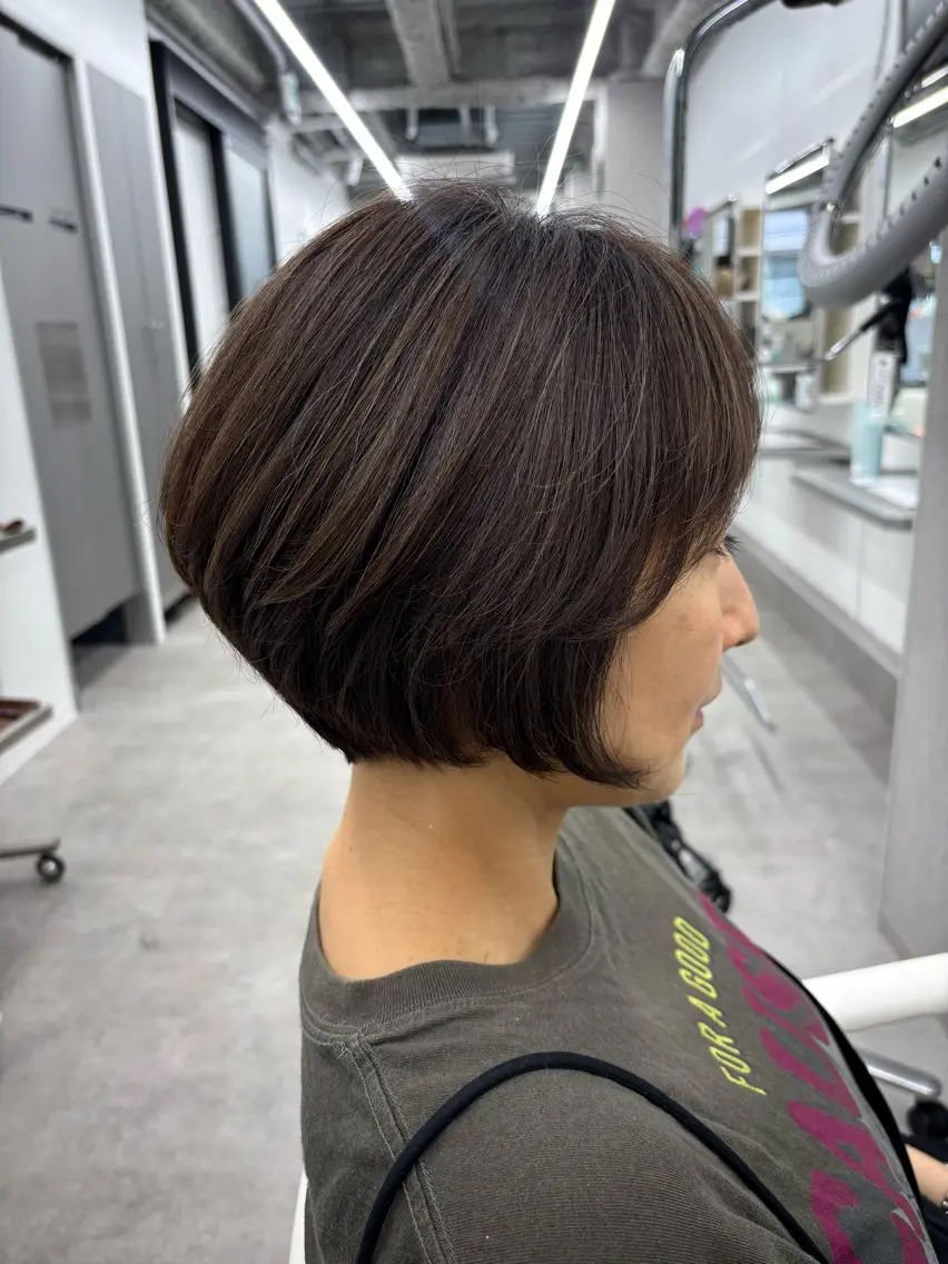 ショート カット ヘアカラー 関山浩平ショート /ボブ/ヘアセットのヘアスタイル