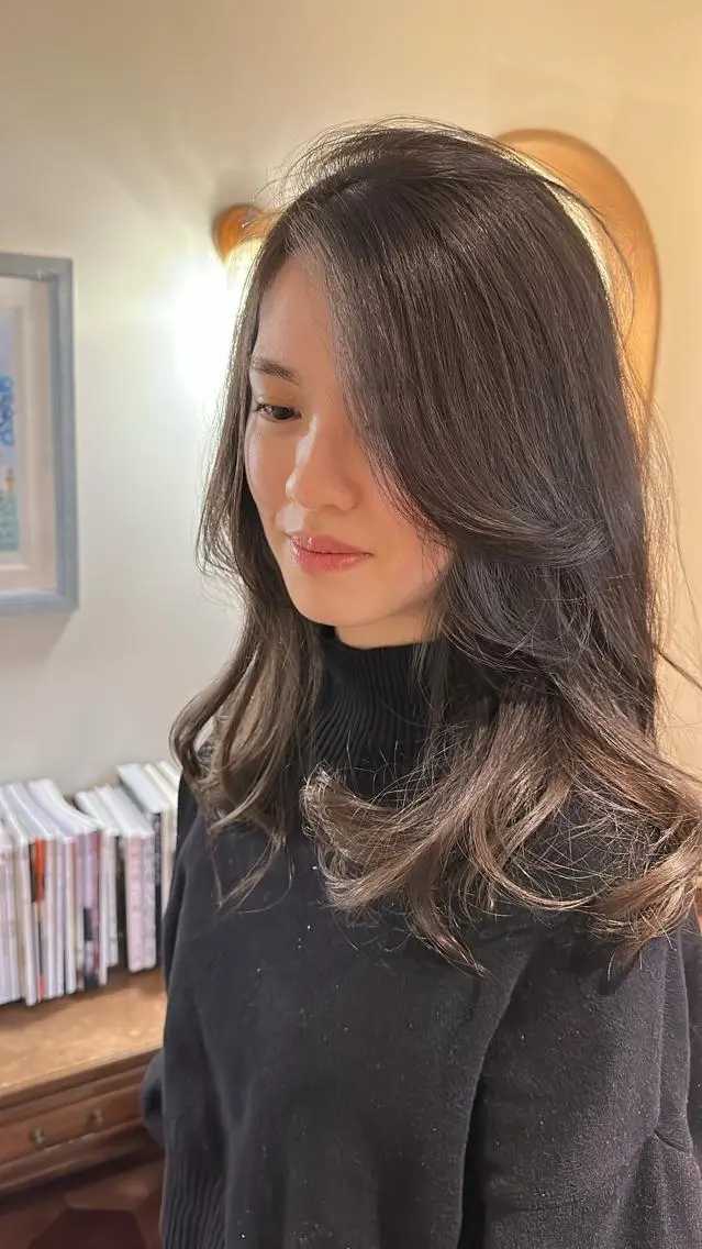 似合わせカット＋縮毛矯正＋デジタルパーマ✡️の写真