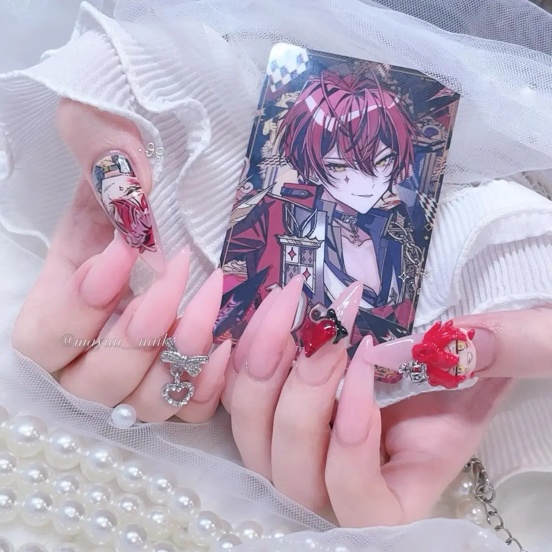 ネイル ハンドネイル 🎀 Mayu 🎀痛ネイルのネイルデザイン