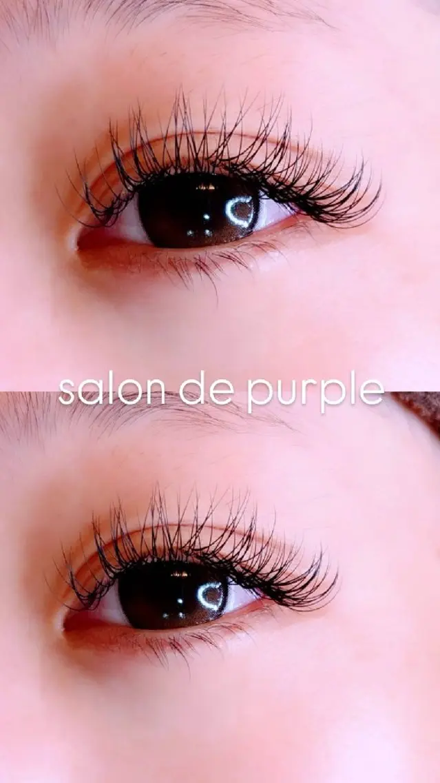マツエク・マツパ 付け放題 マツエク salon de  Purpleのマツエク・マツパデザイン