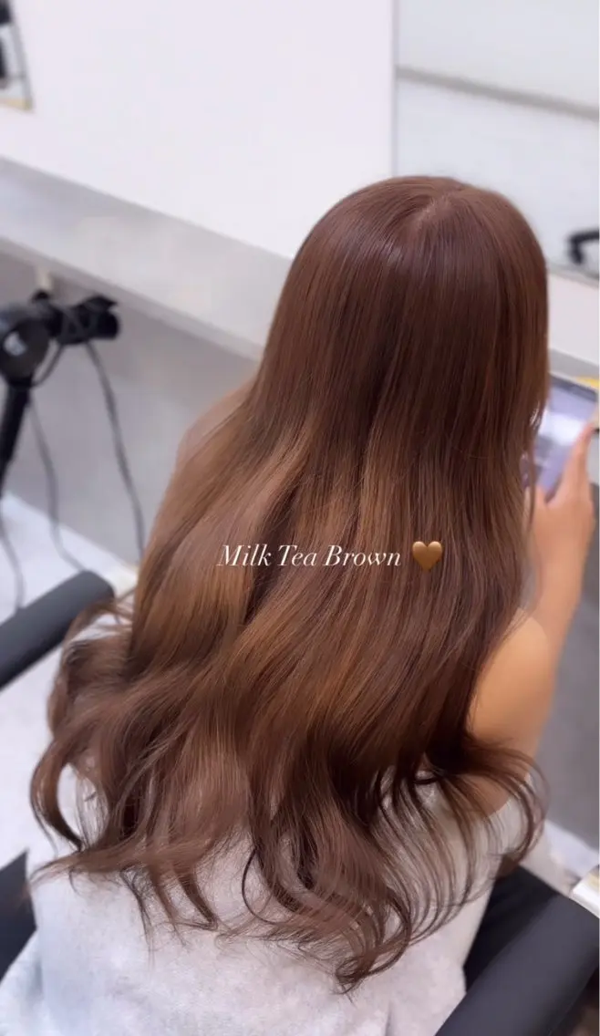 カラー ヘアカラー 韓国レイヤー艶カラー ブリーチ otohaのヘアスタイル
