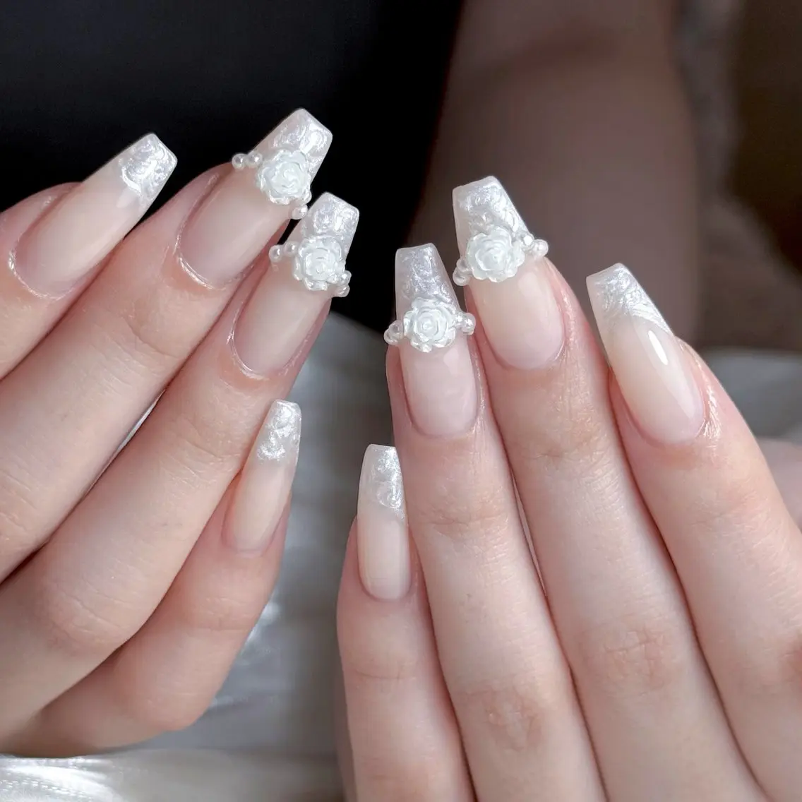 ネイル フレンチネイル 韓国ネイル ワンホンネイル nailsalon ChuColaのネイルデザイン