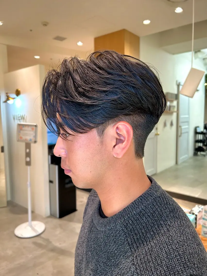 ショート パーマ メンズ カット パーマ 似合わせメンズカット /ニュアンスパーマのヘアスタイル