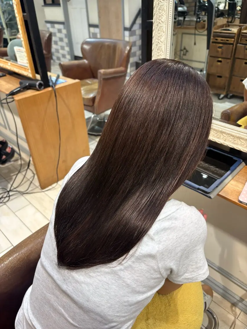 ミディアム ヘアカラー トリートメント SUZUKIAIRI メンズ/艶髪カラーのヘアスタイル