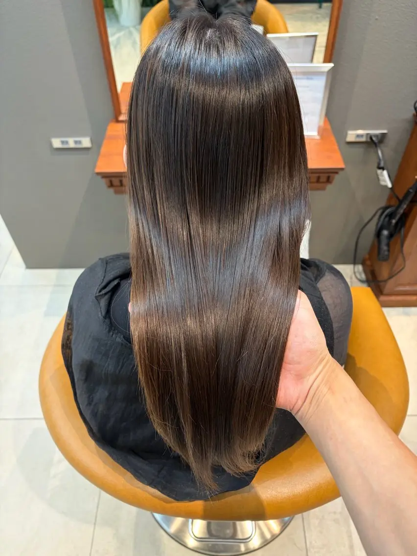 ロング ヘアカラー 縮毛矯正/髪質改善 小野竜聖のヘアスタイル