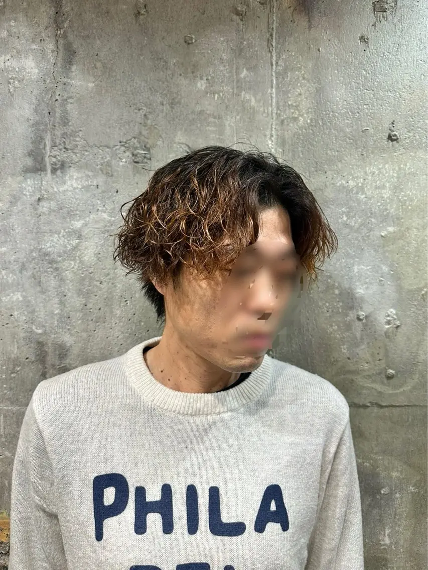 ショート パーマ メンズ メンズパーマ スパイラルパーマ メンズ専門 Ryukiのヘアスタイル