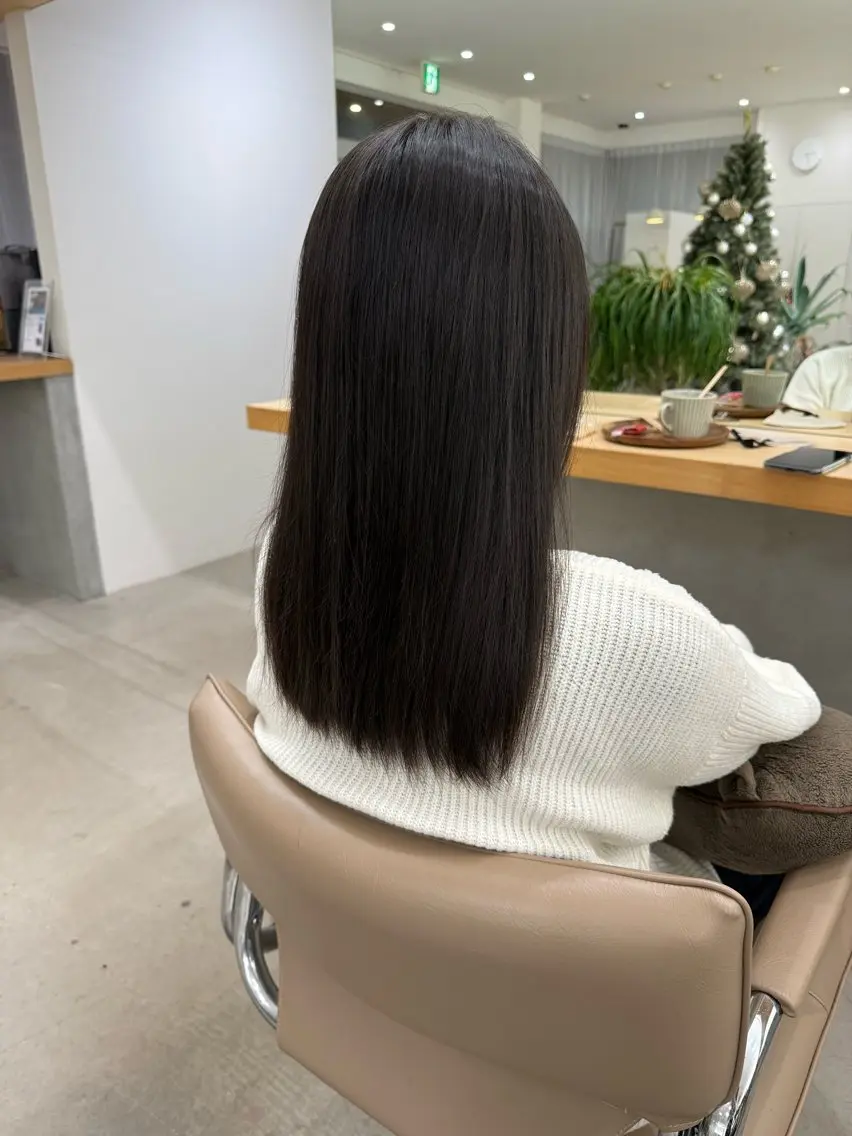 ミディアム 鈴木 奏羽のヘアスタイル