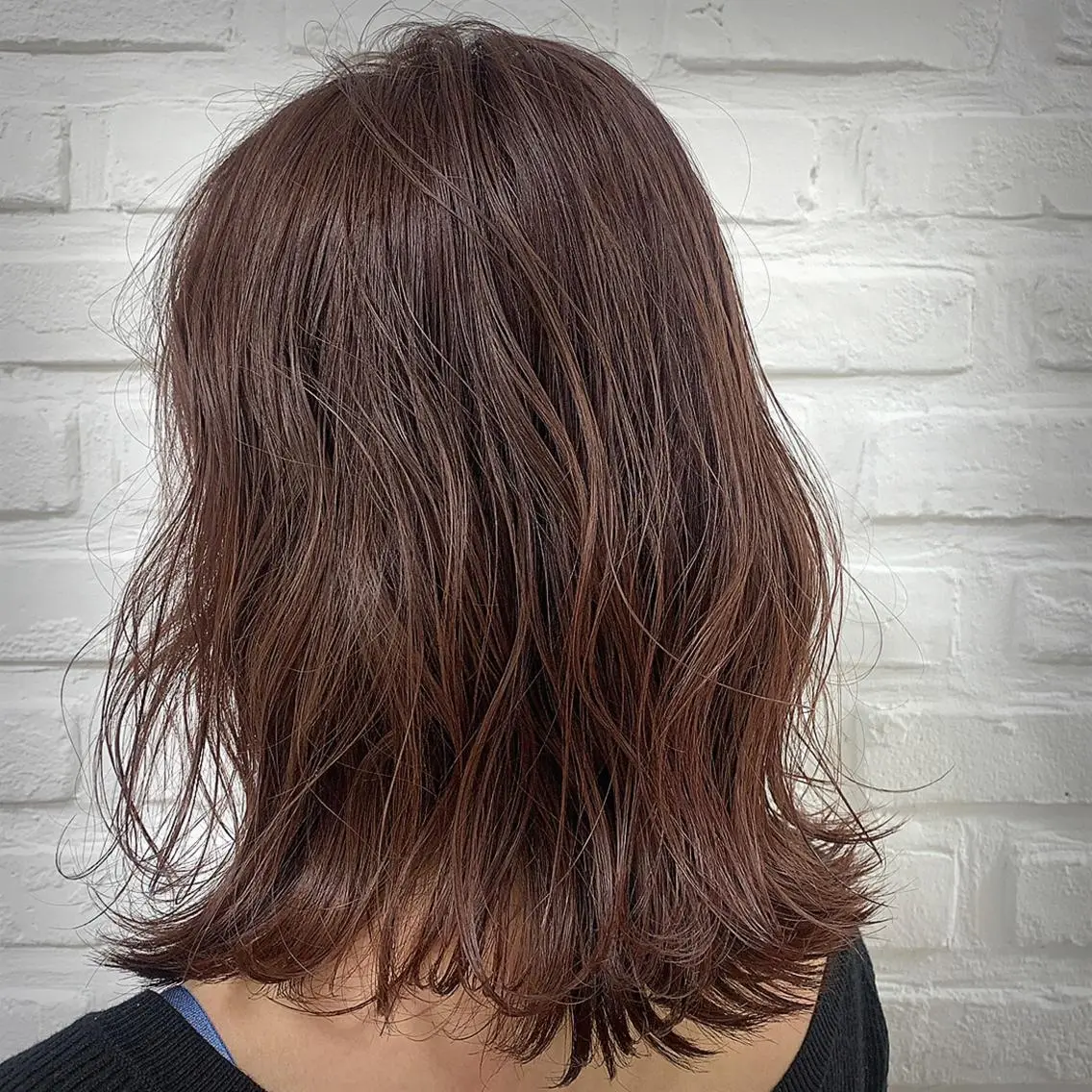 ミディアム カラー アッシュ イルミナカラー ラベンダーカラー ラベンダーアッシュ ピンクカラー 【髪質改善】 kasumi🌷🌷のヘアスタイル