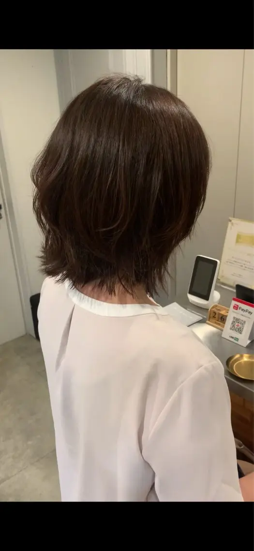 ミディアム 伊藤 鳳雅のヘアスタイル