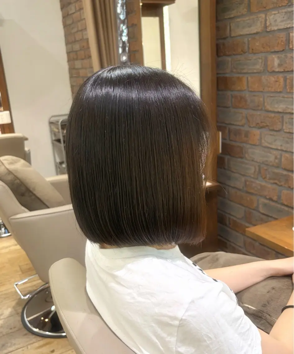 ショート ボブ 井上 結衣のヘアスタイル