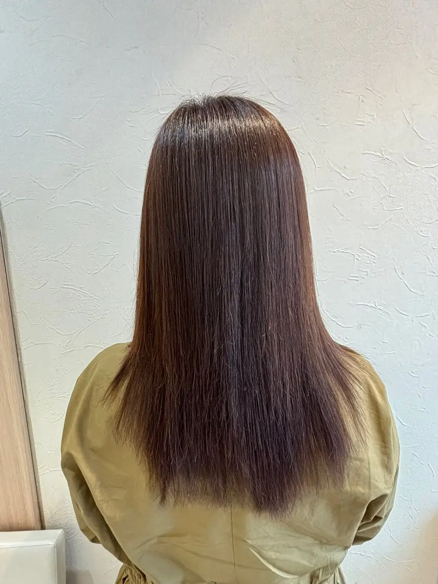 セミロング カラー ヘアカラー 本多 剛大のヘアスタイル