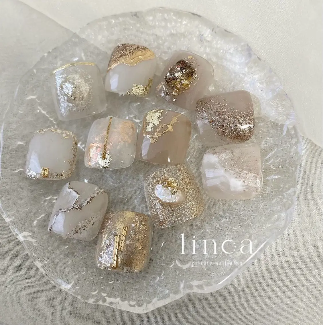 ネイル フットネイル linoa nailのネイルデザイン