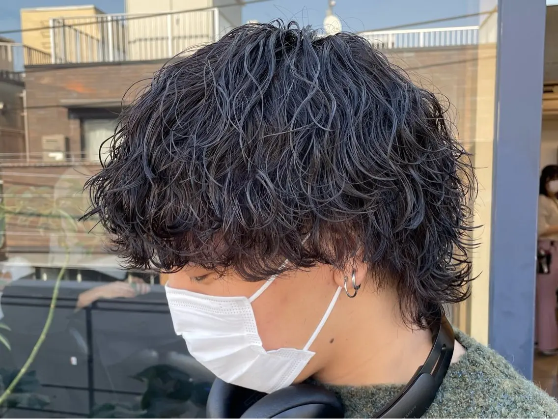 パーマ メンズ カット パーマ fifth 清水睦月のヘアスタイル
