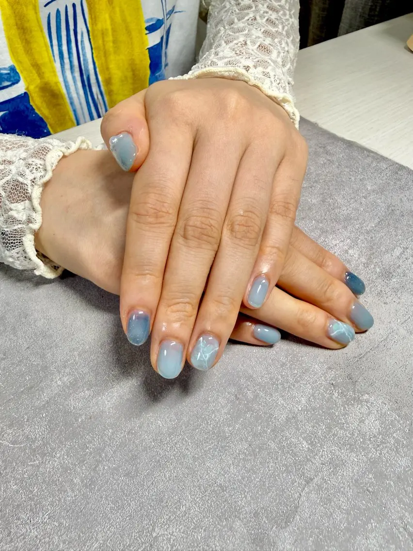 ネイル ハンドネイル Yu-a 🌻 ルカのネイルデザイン