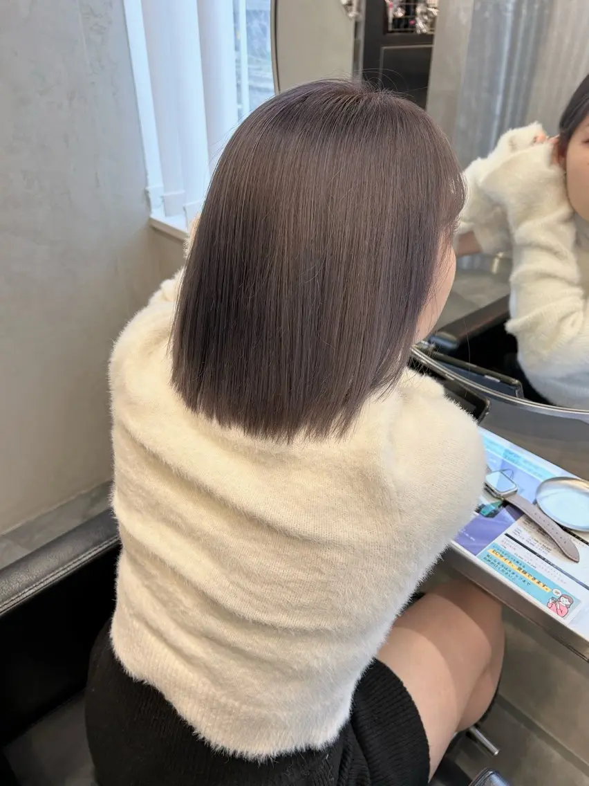 ショート カラー トリートメント Haru/THREE …by velvetのヘアスタイル