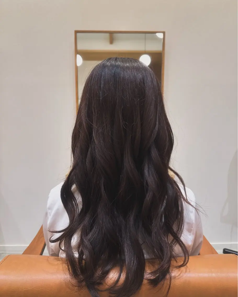 ロング 顔周りカット レイヤーカット 出口 凜乃介のヘアスタイル