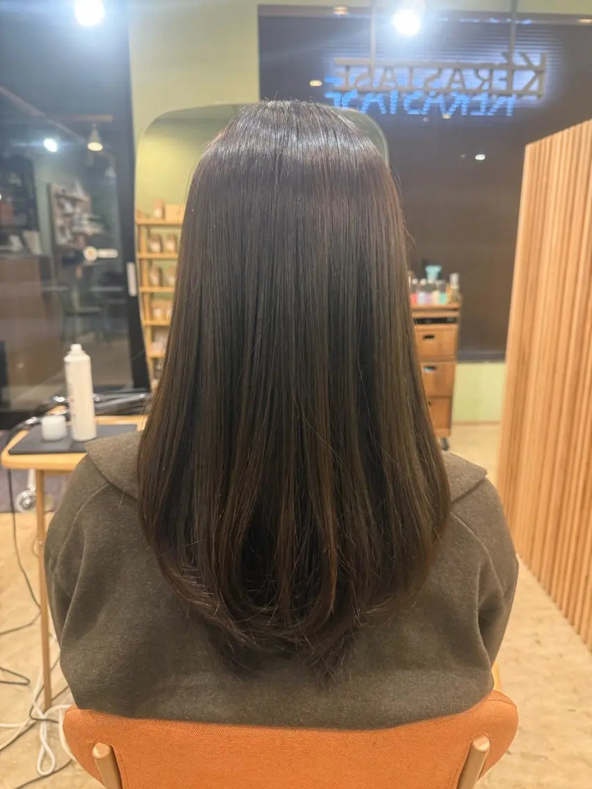 ロング カット ヘアカラー カットモデル募集 /侑姫のヘアスタイル