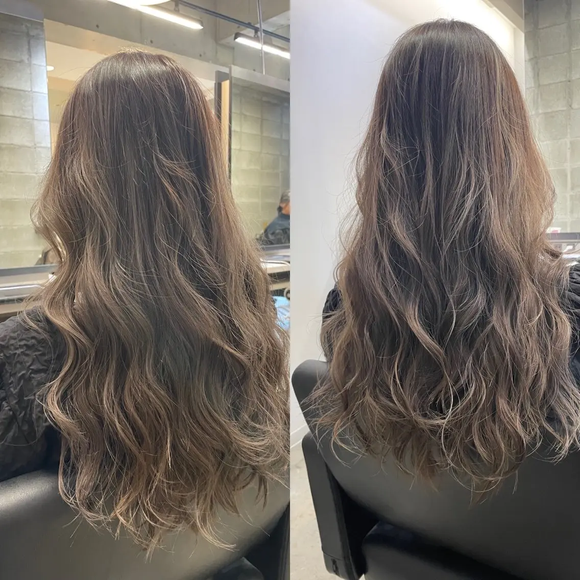 ロング カット ヘアカラー トリートメント 加藤 泰輔のヘアスタイル