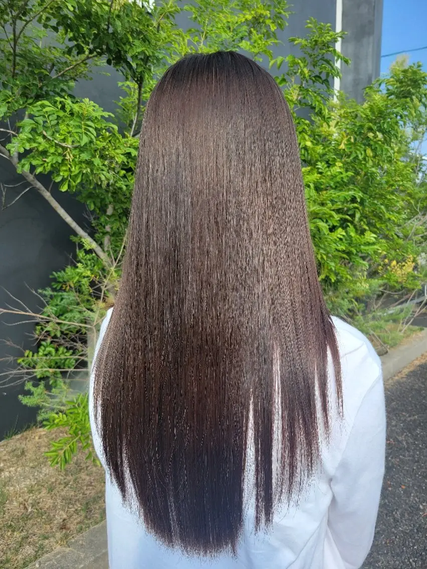 ロング トリートメント カット ヘアカラー トリートメント ✨美髪✨艶髪✨ 髪質再生✨中城晴美のヘアスタイル