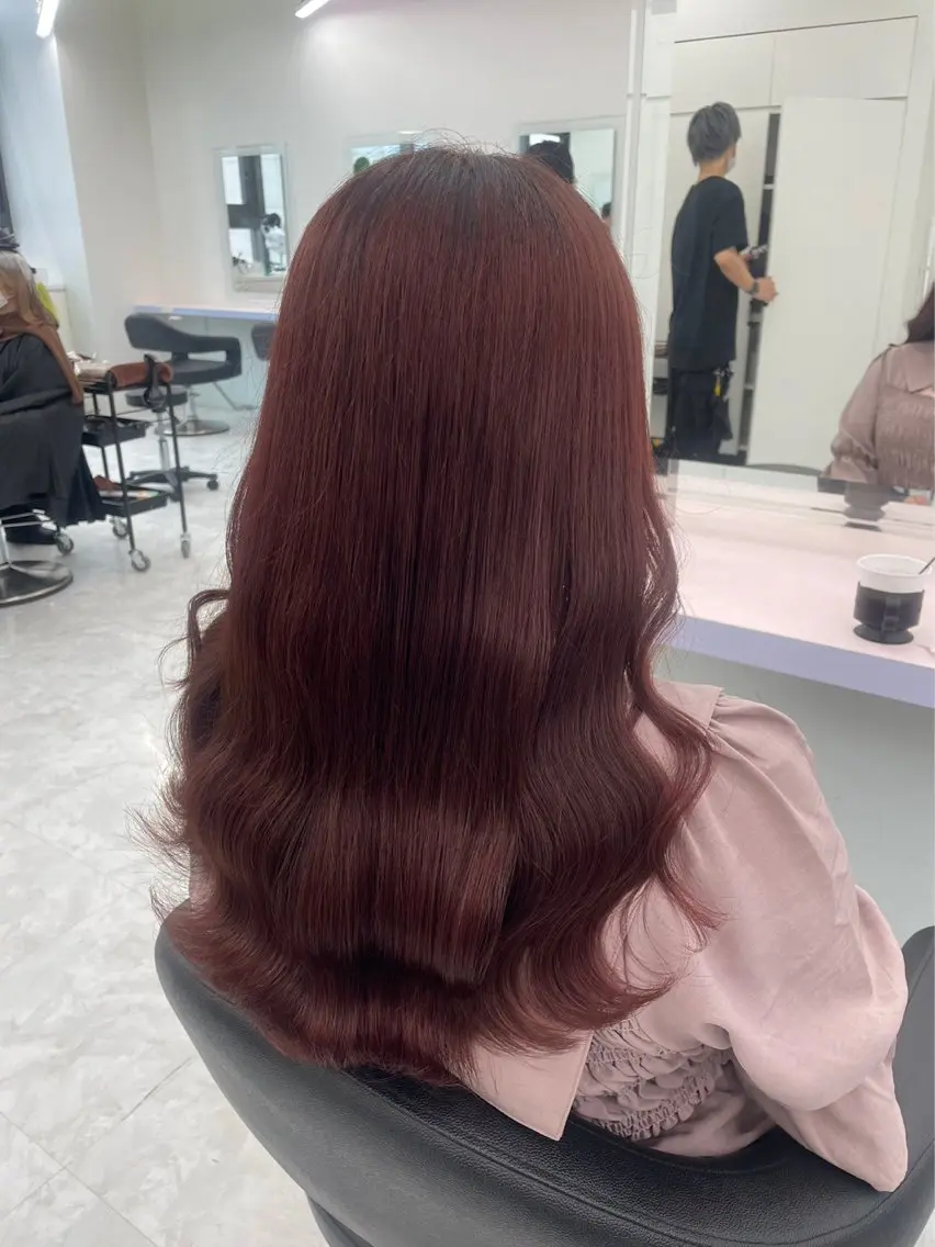 ロング カラー パーマ ヘアアレンジ メンズ 🤍透明感カラー🤍 似合わせ🤍AINEのヘアスタイル