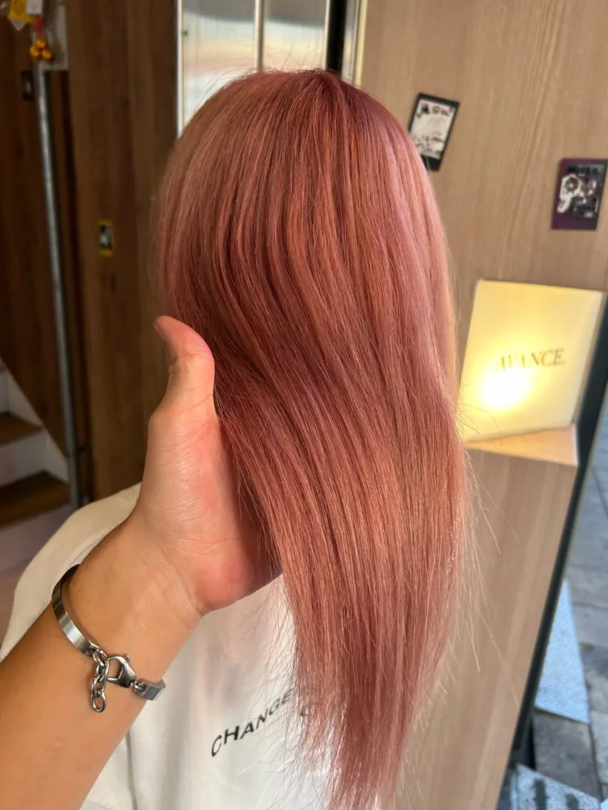 ミディアム ヘアカラー トリートメント 【ブリーチ無しW】 【暗髪&暖色系】圭真のヘアスタイル